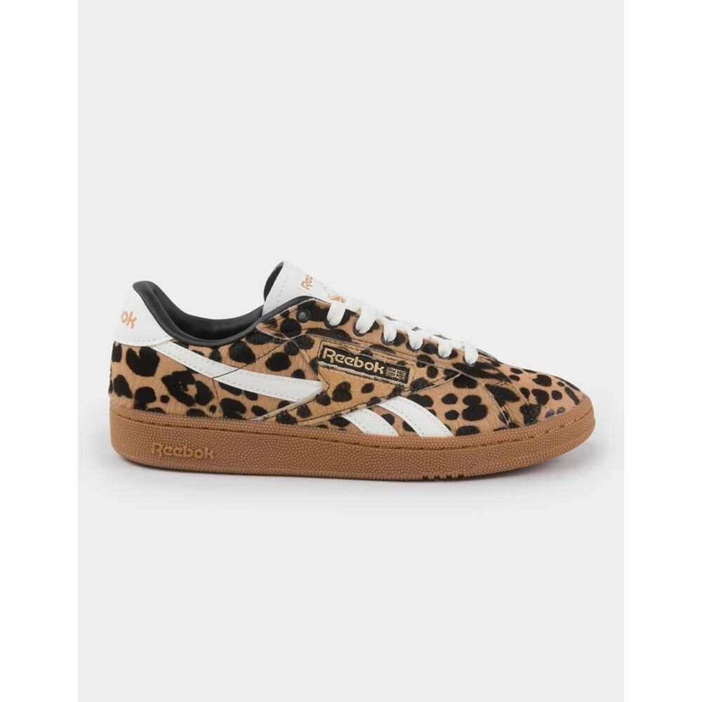 NWT Women's Reebok Club C Grounds UK Shoes - Cheetah Size 6 EURO 36 - Picture 4 of 5